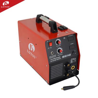 China LOTOS MIG140 MOSFET High Frequency DC inverter igbt mig 140 welder inverter mig co2 welding machine for sale