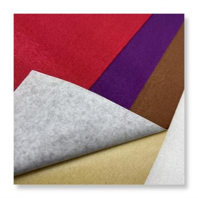 China Recyclable satin fabric backed paper with sticking selfstick brown paper for box and book lid cover for sale