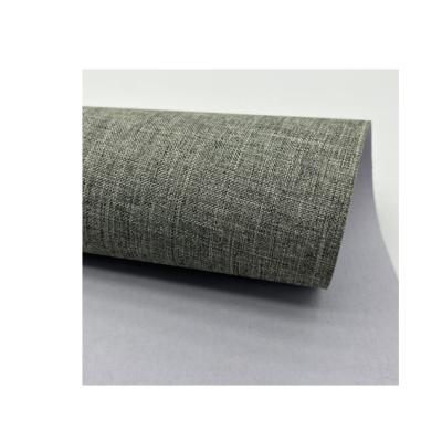 China Hot Sale Recyclable Textured Canvas Embossing Paper Specialty Coated Glossy Leatherette Paper For Luxury Gift Box Packaging for sale