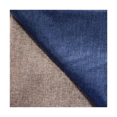 China Plain Anti-Static Canvas Fabric 100 Polyester Material For Cushion Sofa Curtain Chair for sale