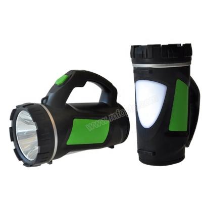 China Outdoor 3W Multifunctional LED + COB Battery Power Handheld Search Light for sale