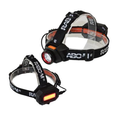 China Other Multifunction 5W COB USB Rechargeable Aluminum Headlamp With Two Bulb for sale