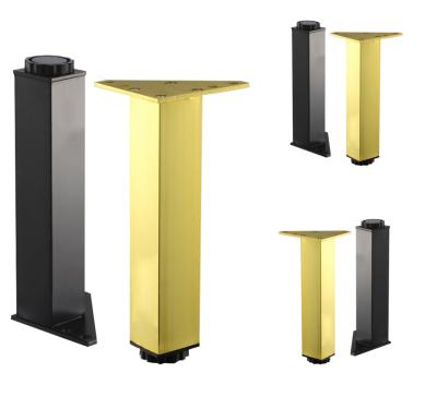 China Traditional Technique Powder Metal Furniture Legs Sofa Leg For Support Sofa Liner Support With Color Gold And Black for sale