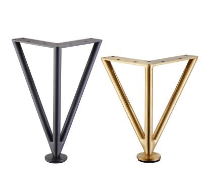 China Metal Furniture Legs Traditional Size Polished Modern Hollow Legs For Sofa Chair Table Cabinet Bed DIY Accessories for sale