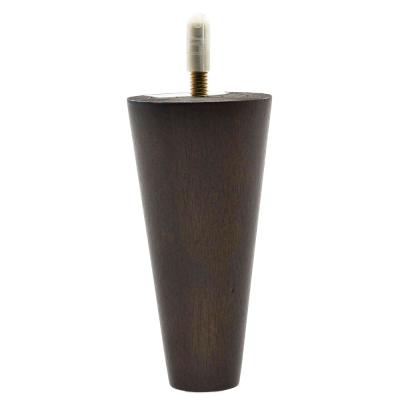 China Mid Century Solid Rubber Wood 5 Inches - Tall Furniture Legs Replacement Sofa Legs Vanity Wooden Cabinet Leg for sale