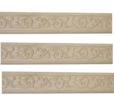 China Traditional High Quality Hand Carved Decorative Moldings Furniture Parts for sale