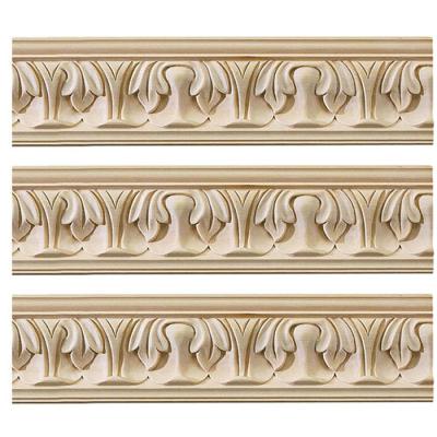 China Traditional Solid Wood Hand Carving Decorative Molding For Mirrors for sale