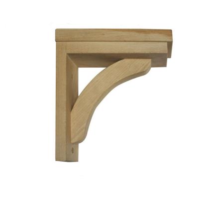 China Shelf bracket unifinshed solid wood furniture parts from rafters for wood for sale