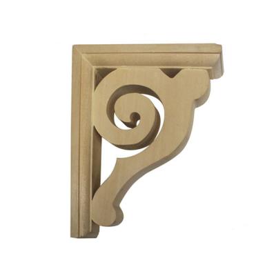 China Traditional Classic Decorative Wooden Corner Shelf Bracket EFS-PC-009 for sale