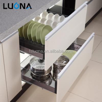 China New modern factory design sideboard accessories pull out drawer basket for storage for sale