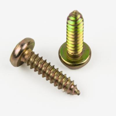 China Cross Head Customized Black Galvanized Cross Head Tapping Screws for sale