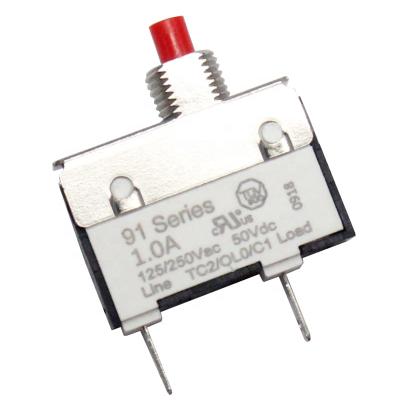 China Kuoyuh 91 Series 0.5A 1A 1.25A 1.5A 2A 4A 5A 10A Miniature Circuit Breaker Switch 6times Rated Current for sale