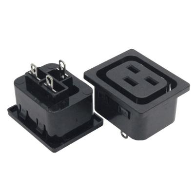 China IEC 60320 PDU C19 Socket Connector AC Power Industrial Socket For Rack Power Distribution Unit for sale