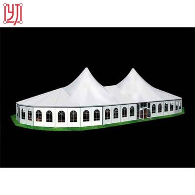 China Wedding High Quality Dubai Aluminum 500 600 People Capacity Party Event Wedding Marquee Tent With Decoration for sale