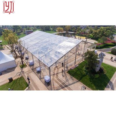 China Wedding Clear Customization Outdoor Wedding Party Top Tent For 100 People for sale