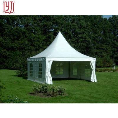 China Wedding Luxury Wedding Pagoda Marquee Tent With Liner For Outside Party for sale