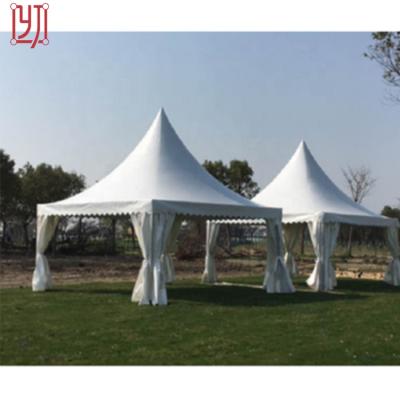 China Wedding Low Peak Pagoda Marquee Tent Arabic 4m X 4m 5m X 5m High for sale