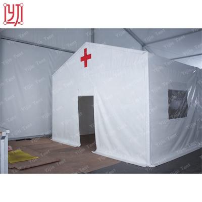 China Wedding Flame Retardant Outdoor Movable China 10m Army PVC Fabric Medical Hospital Tent for sale