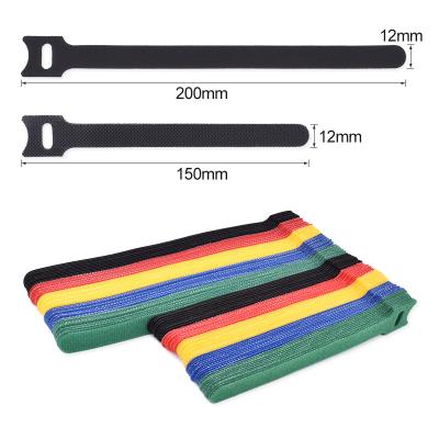 China Durable Velcroes Cable Ties Hook And Loop Fastener And Loop Strap Velcroes Strap for sale