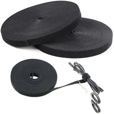 China Sustainable Hook and Loop Fasten Sticky Industrial Strength Sew On Adhesive Hook and Loop Velcroes Tape for sale