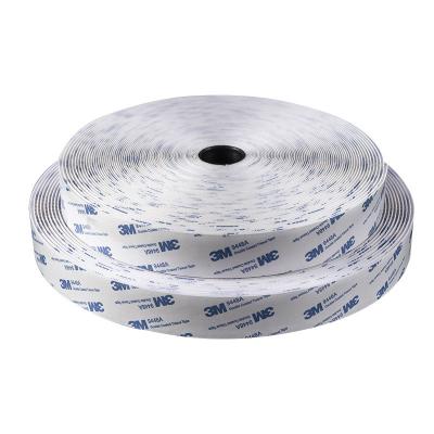 China Durable strong sticky fastening tape black and whiteadhesive backed hook and loop roll for sale