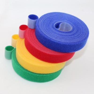 China Sustainable Hot Selling POLYESTER / Sustainable Cable Management NYLON TapeVelcroes Back To Hook And Loop Back Tape for sale