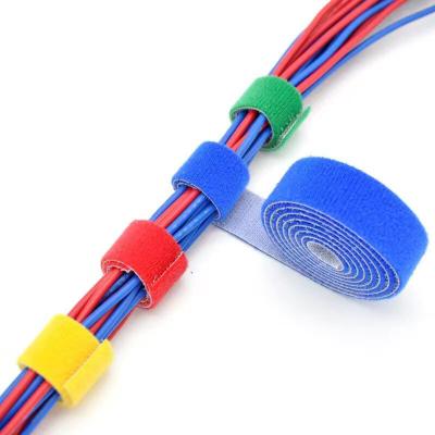 China Heavy Duty Reusable Sustainable Double Width Side Back To Back Nylon Self Adhesive Hook And Loop Fastener Tape for sale