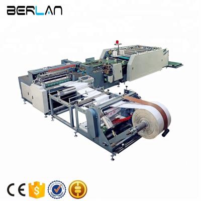 China Cutting And Sewing Line Printing PP Woven Fabric PP Woven Bag Machine for sale