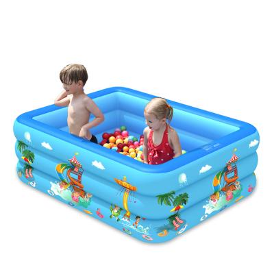 China Fishing Outdoor Portable Rectangle PVC Inflatable Swimming Pools For Kids Indoor And Adult Outdoor Pool Design Services for sale