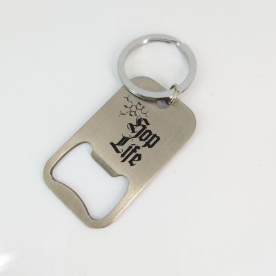 China Viable Hot Sale Dog Tag Beer Bottle Opener With Key Ring for sale