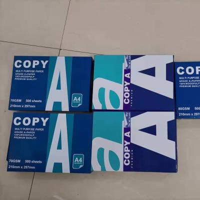 China Photocopy Machines Pulp Office Copy Paper A4 80GSM 100% White for sale