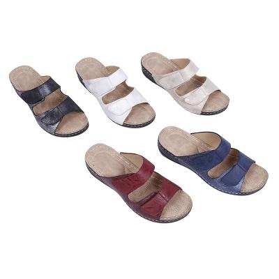 China Summer Women Slippers Gladiator Wedges Waterproof Platform Beach Mules Ladies Casual Shoes Slippers Slides Sandals for sale