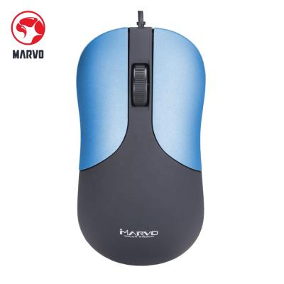 China 3D Marvo 3d Roller Wheel Usb Wired Computer PC Optical Mouse Desktop Mouse for sale