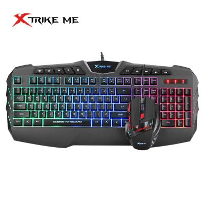 China Wholesale wired gaming keyboard and mouse computer combo usb wired combo teclado y mouse pc kit gamer gaming mouse keyboard sets for sale