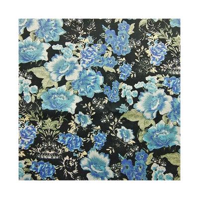 China Antistatic floral printed scuba suede 92% polyester 8% ultra synthetic spandex knitted fabric for garment for sale