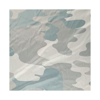 China Coolpass Anti-Static Top Quality Feature Breathable 100% Polyester Camouflage Knitted Jersey Fabric for sale