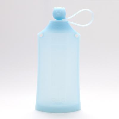 China Washable Foldable Silicone Soft Flask Water Bottle Outdoors botella de agua Traveling Collapsible Bottle for sale