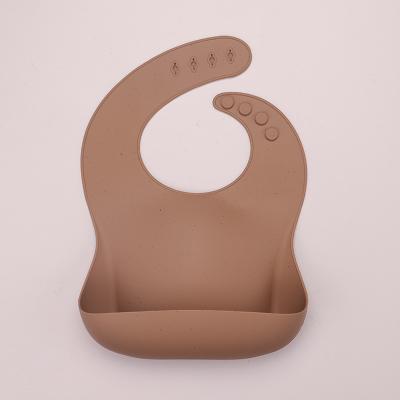 China BPA Free Wholesale Customized High capacity Silicone Baby Bib Multicolor Bib Turban Baby Soft Feeding Bib for sale