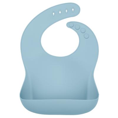 China BPA Free baby drooling bib silicone waterproof baberos de silicona kids bibs baby bibs wholesale for sale