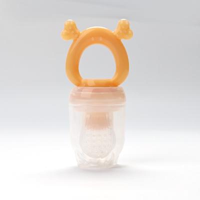 China BPA Free Net bag of fruit and vegetable baby feeder pacifier Baby food supplement baby gnawed happily for sale