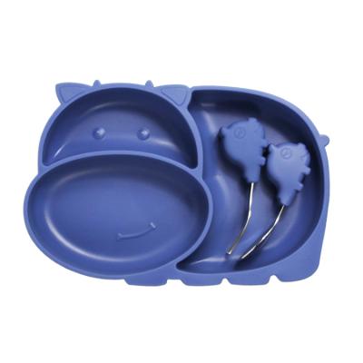 China Contemporary Fashion Safe 3 Pc Set Large Bowl Baby Feeding Tableware for sale