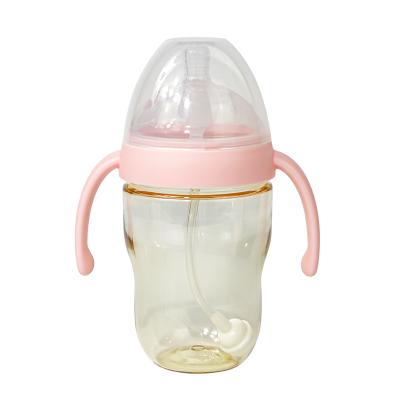 China Porcelain BPA Free Heatproof Baby Bottle Lackless Infant Milk Bottle for sale