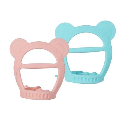 China Soft Material Teethers Silicone Baby Toy Bpa Free Food Grade Soothing Toy Silicone Baby Teether Molar for sale