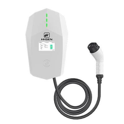 China Wallbox 7kw EV Charging Station Indoor / Outdoor Type - 2 Commercial Home Use EV Chargers With OCPP for sale