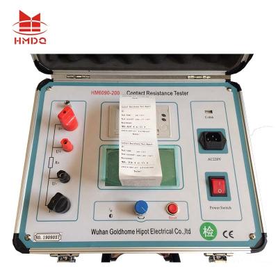 China Digital Contact 100A/200A Loop Resistance Tester With Quick Test Micro-Ohm Meter HM6090-200A for sale