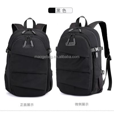 China With USB Waterproof Durable Business Travel School Laptop Backpacks With USB University Computer Filling Left Bag Fits 15.6 Inch Notebook for sale