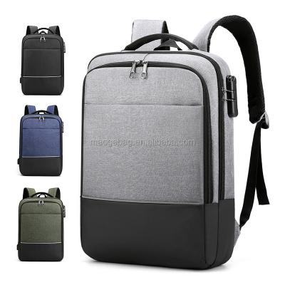 China With USB port usb charging waterproof backpa laptop backpack anti-theft USB port travel leisure padding outdoor backpack for sale