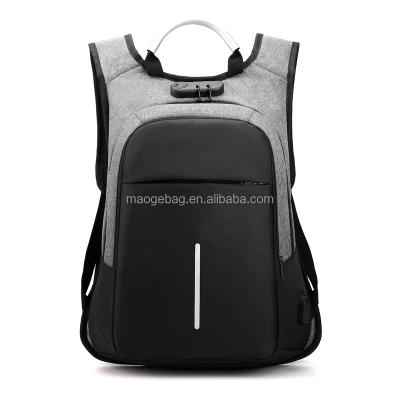 China With USB Laptop Bags For Computers Students Business Treval Laptop Anti-theft Backpack With USB Charging Port for sale