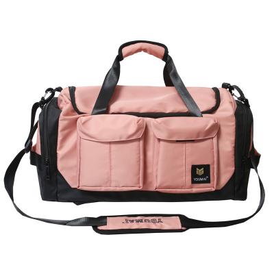 China Fashion Travel Duffel Bag Nylon Gym Sports Luggage Waterproof Travel Bags For Women Men for sale