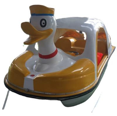 China Boat Duck Bike Water Park FRP Water Animal Pedal Boat Leisure Equipment for sale